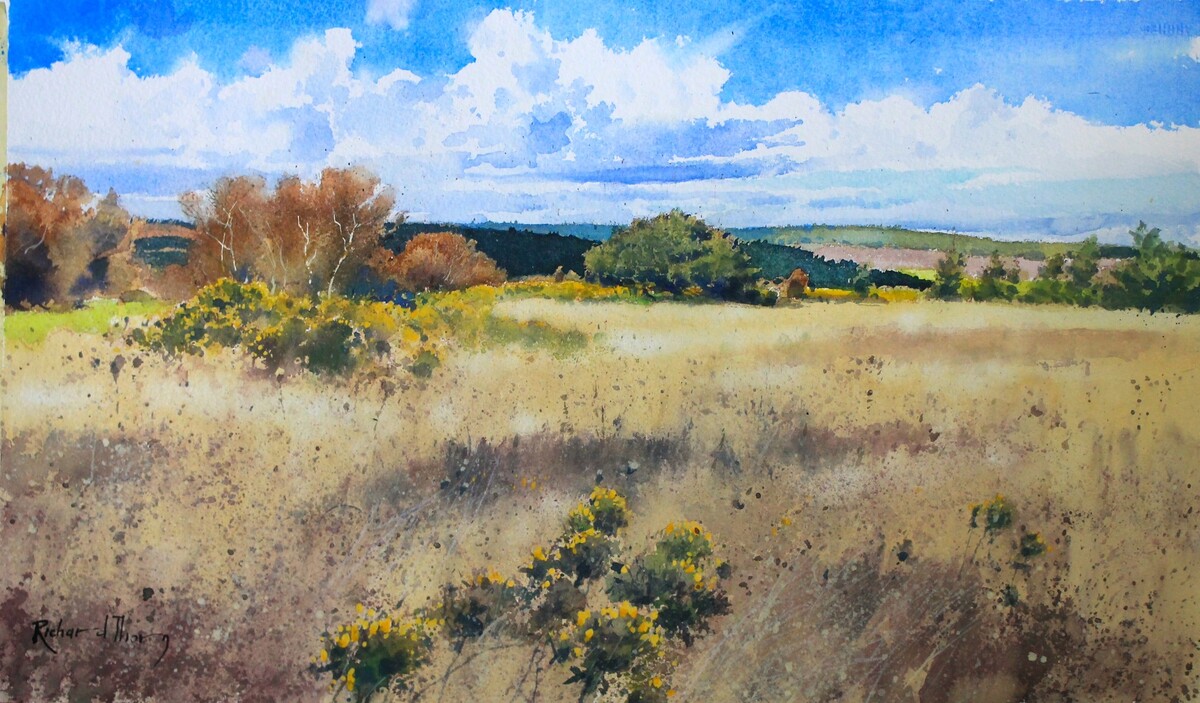 Watercolor painting by Richard Thorn