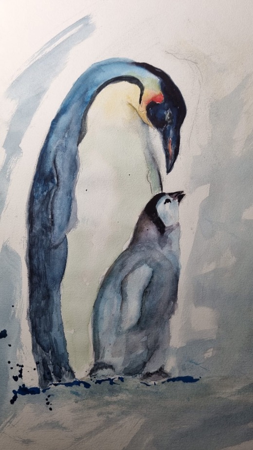 Painting by Grete V.